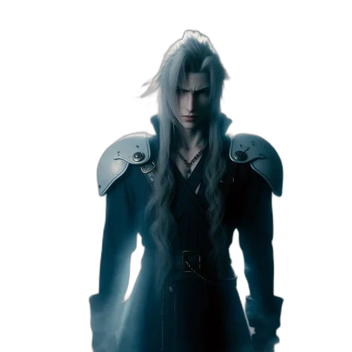 sword, jacket, dragon, staff transparent PNG cut-out