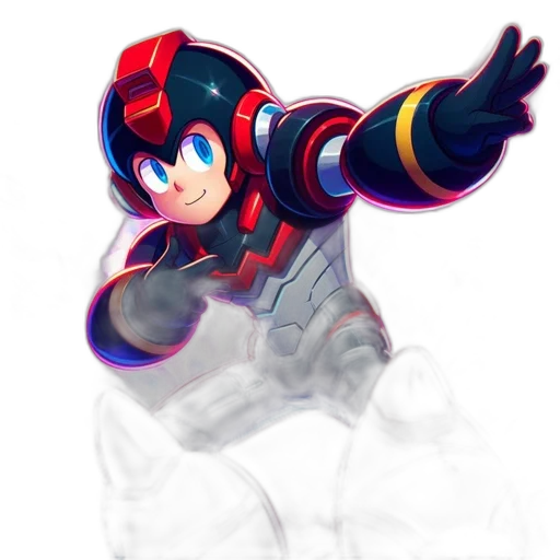 robot, weapon, jacket, 3d render transparent PNG cut-out