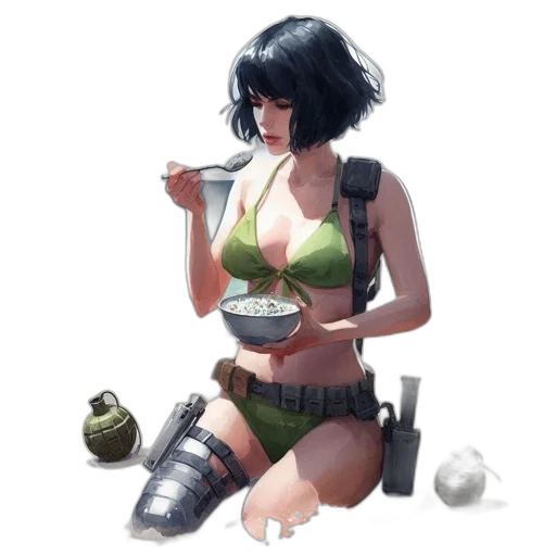 weapon, dress, robot, food transparent PNG cut-out