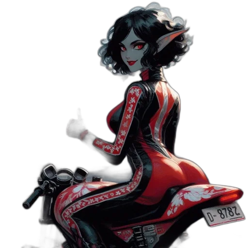 dress, robot, comic book art, concept art transparent PNG cut-out