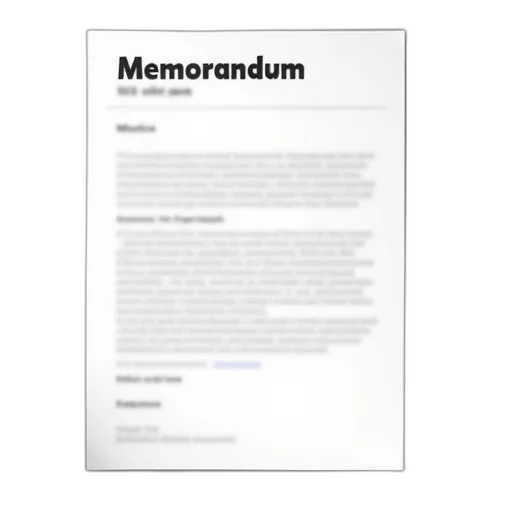 memorandum, format, memo transparent PNG cut-out
