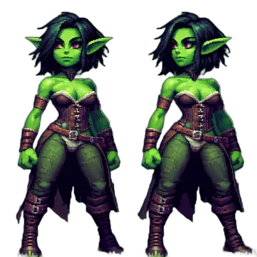 concept art, fantasy art, pixel art, comic book art transparent PNG cut-out