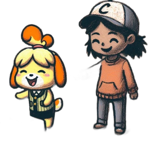 cartoon, pixel art, concept art, anime transparent PNG cut-out