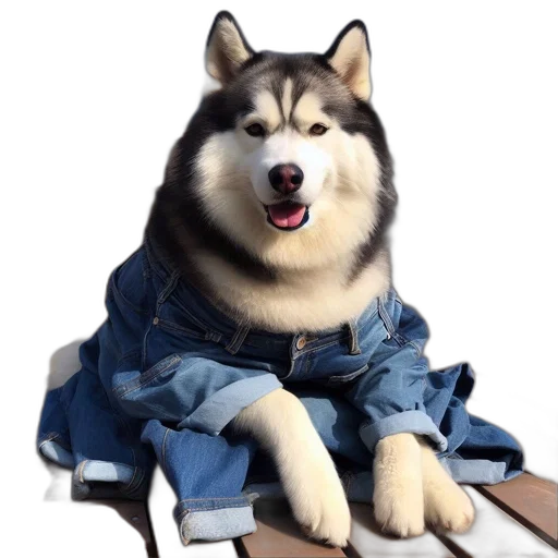 jacket, animal, dress, creature transparent PNG cut-out
