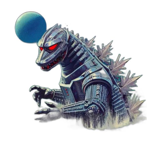 robot, creature, dragon, animal transparent PNG cut-out