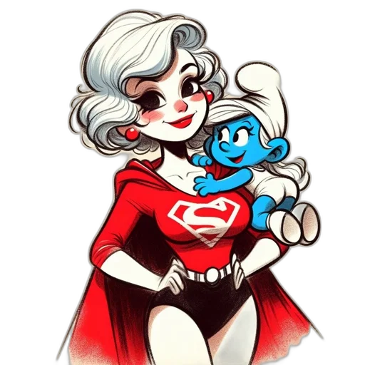 comic book art, cartoon, concept art, pixel art transparent PNG cut-out