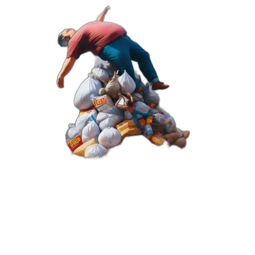 dragon, bottle, jacket, hat transparent PNG cut-out