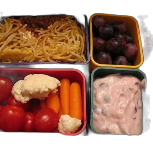 food, colorful, bento, box transparent PNG cut-out