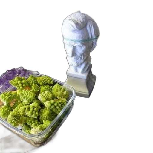 food, crown, 3d render, outer space transparent PNG cut-out