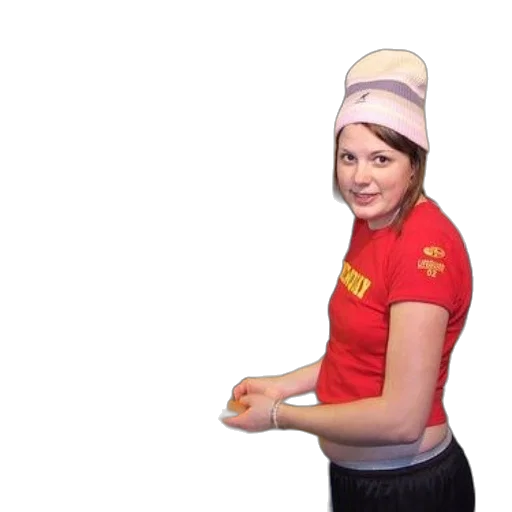 hat, staff, woman, red transparent PNG cut-out