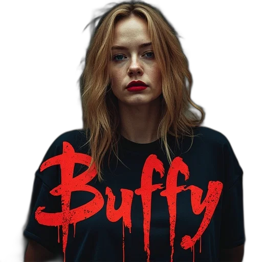 concept art, comic book art, buffy, horror transparent PNG cut-out