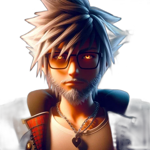 staff, face, jacket, fantasy art transparent PNG cut-out