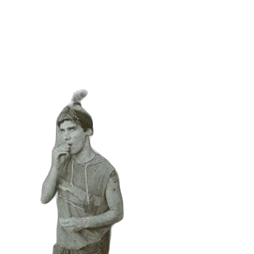 hat, mask, jacket, staff transparent PNG cut-out