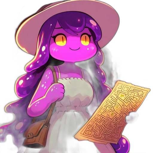 staff, hat, weapon, creature transparent PNG cut-out