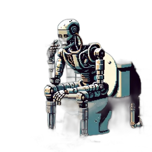 robot, weapon, furniture, staff transparent PNG cut-out
