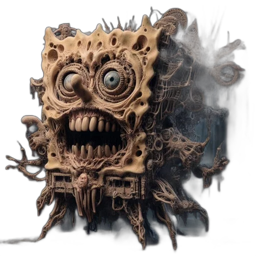 creature, mask, robot, face transparent PNG cut-out