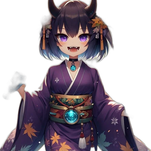 dragon, staff, dress, mask transparent PNG cut-out