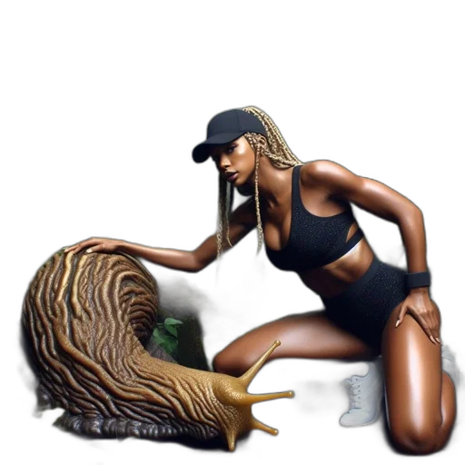 hair, hat, creature, concept art transparent PNG cut-out