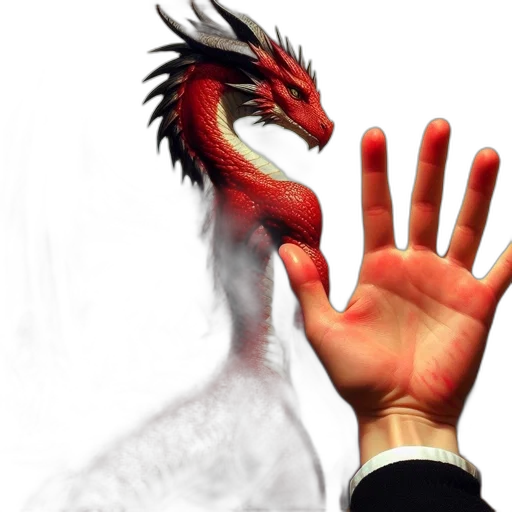 dragon, animal, creature, weapon transparent PNG cut-out