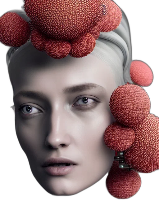 crown, face, jewelry, robot transparent PNG cut-out