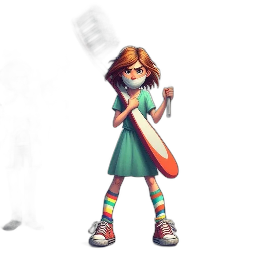 dress, staff, weapon, robot transparent PNG cut-out