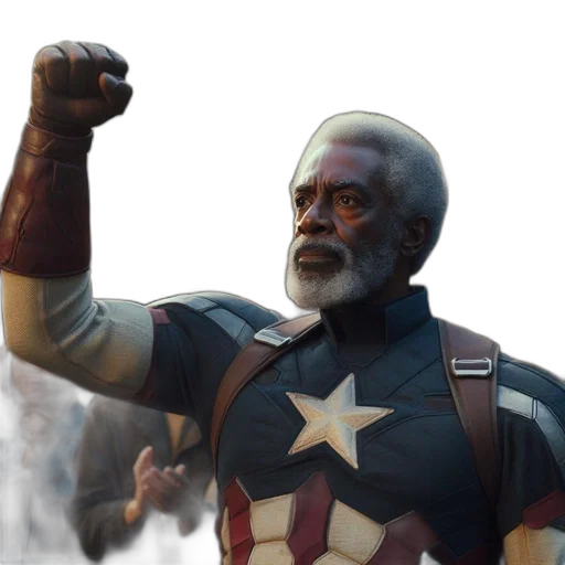 comic book art, concept art, 3d render, man transparent PNG cut-out