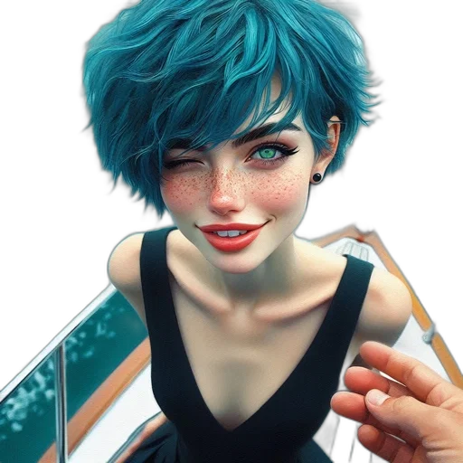 face, jewelry, robot, dress transparent PNG cut-out