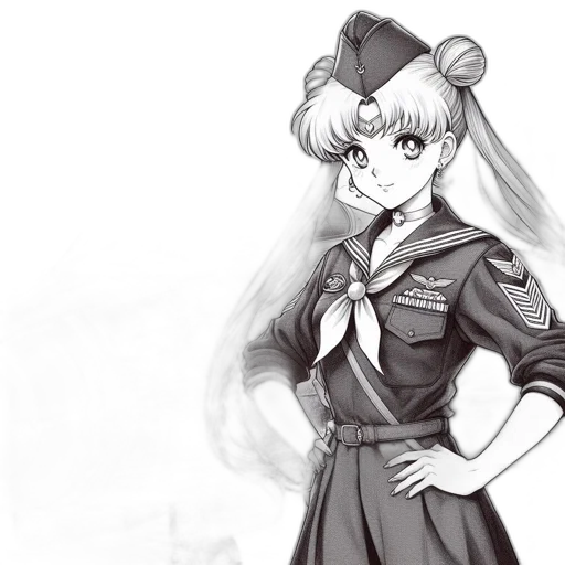 staff, weapon, jacket, anime transparent PNG cut-out