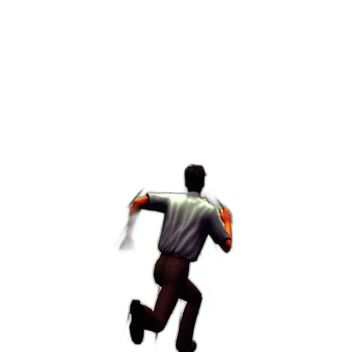 jacket, robot, staff, shoes transparent PNG cut-out