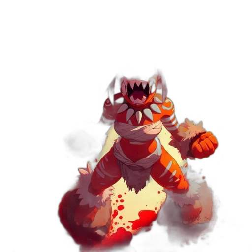 creature, staff, weapon, dragon transparent PNG cut-out