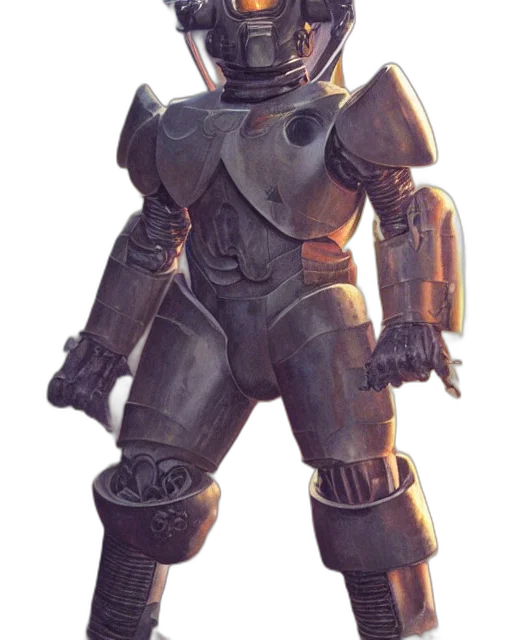 robot, staff, weapon, mask transparent PNG cut-out
