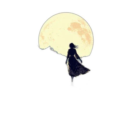 dress, creature, staff, umbrella transparent PNG cut-out
