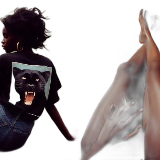 creature, mask, concept art, 3d render transparent PNG cut-out