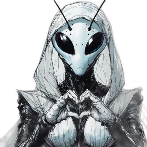 mask, robot, jacket, creature transparent PNG cut-out