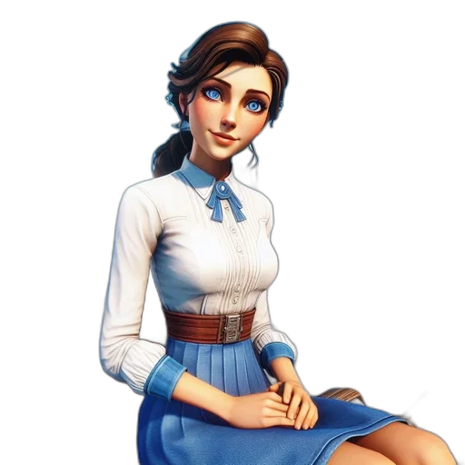 dress, staff, face, concept art transparent PNG cut-out