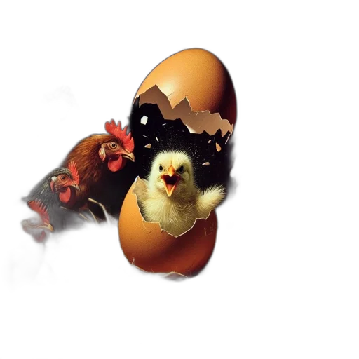 food, animal, photorealistic, 3d render transparent PNG cut-out