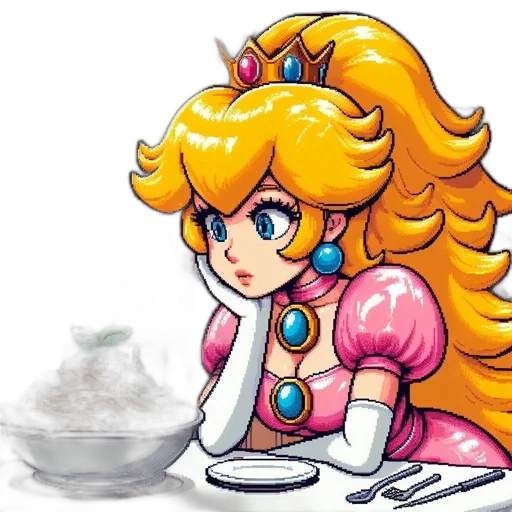 food, staff, crown, dress transparent PNG cut-out