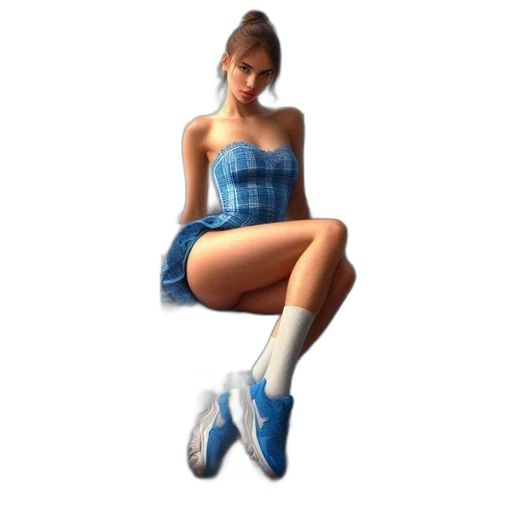 dress, shoes, robot, creature transparent PNG cut-out