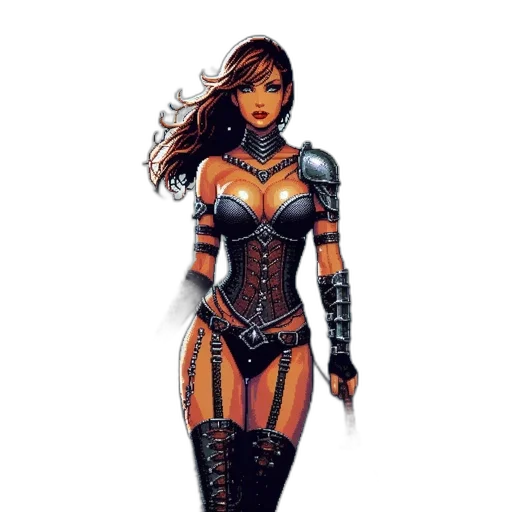 comic book art, fantasy art, concept art, pixel art transparent PNG cut-out