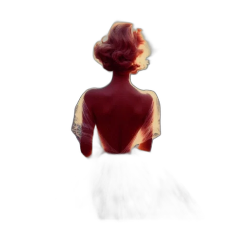 dress, crown, hair, jewelry transparent PNG cut-out