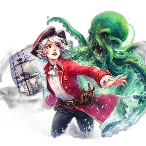 creature, staff, concept art, fantasy art transparent PNG cut-out