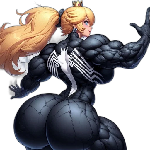 hair, weapon, robot, comic book art transparent PNG cut-out
