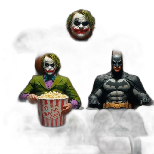 mask, concept art, comic book art, 3d render transparent PNG cut-out