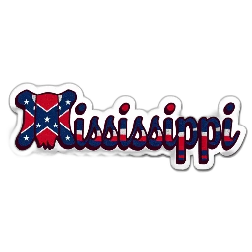 weapon, sticker, word, mississippi transparent PNG cut-out