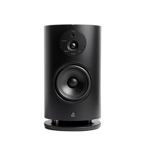 black, speaker, circular, grill transparent PNG cut-out