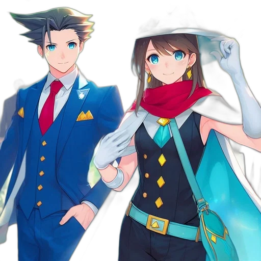 anime, concept art, watercolor, cartoon transparent PNG cut-out