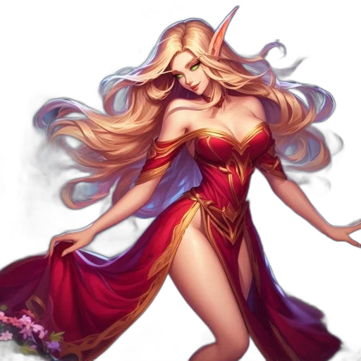 dress, fantasy art, concept art, pixel art transparent PNG cut-out