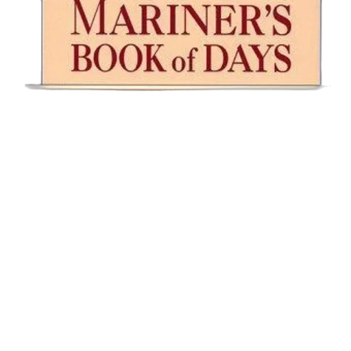 cover, mariner, book, days transparent PNG cut-out