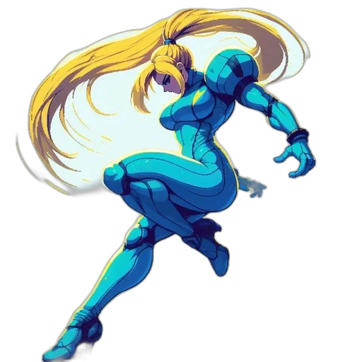 robot, dress, weapon, hair transparent PNG cut-out