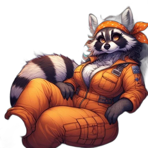 jacket, animal, staff, concept art transparent PNG cut-out